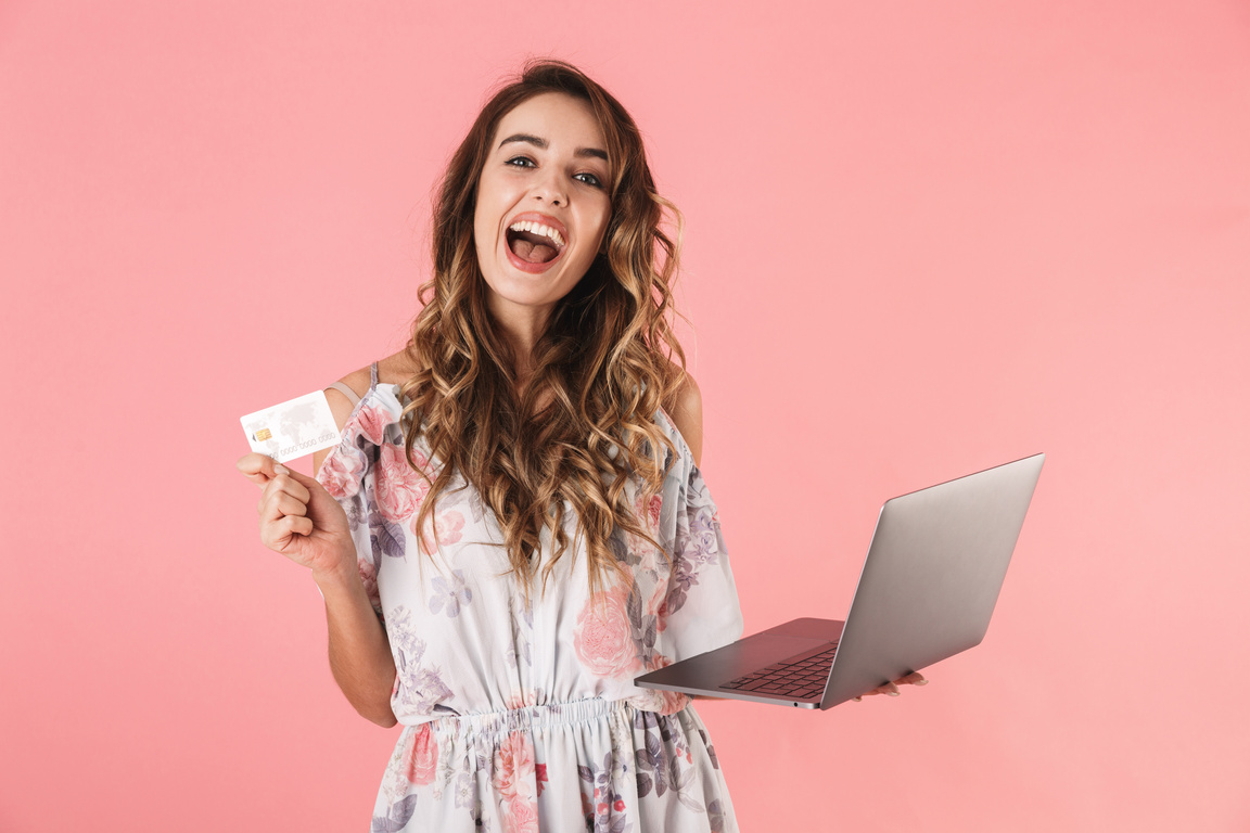 Woman Shopping Online